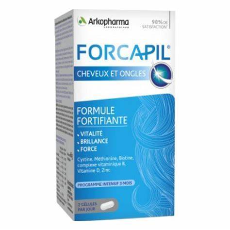 Forcapil Cheveux Et Ongles Boite 180 Gélules Arkopharma