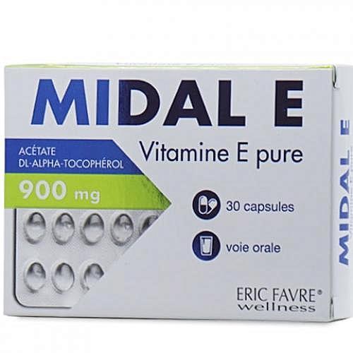 Midal E Vitamine E Pure 30 Capsules