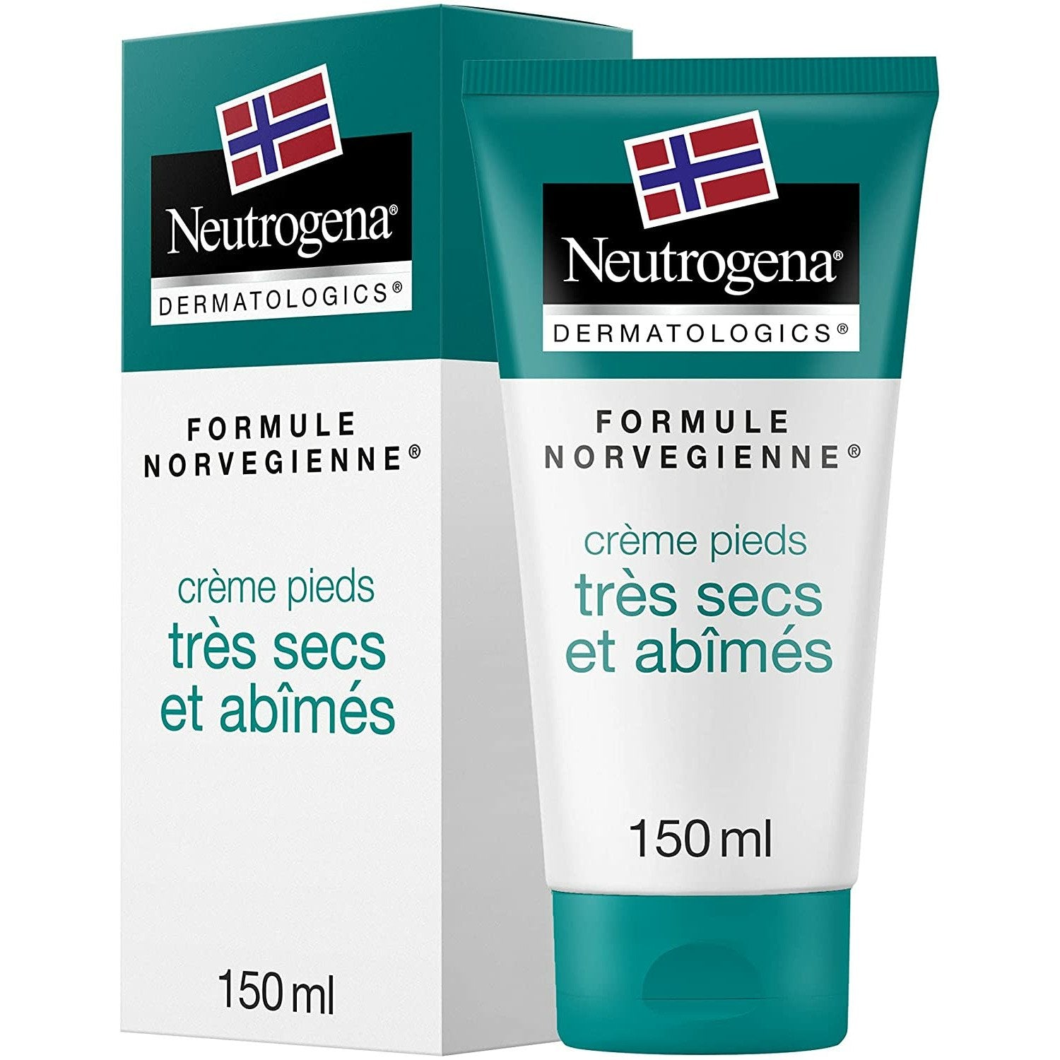 Neutrogena Dermatologics Crème Pieds Très Secs Et Abîmés Hydratation 24H Tube 150ml