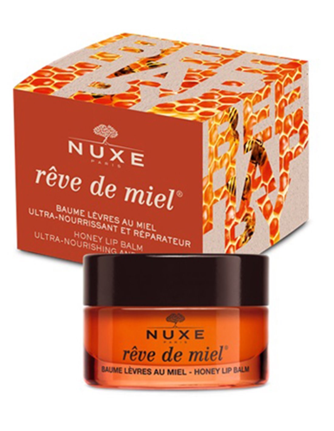 Nuxe Reve De Miel Bee Happy Baume Lèvres Au Miel Ultra-Nourrissante Et Réparateur Edition Limitée 15g