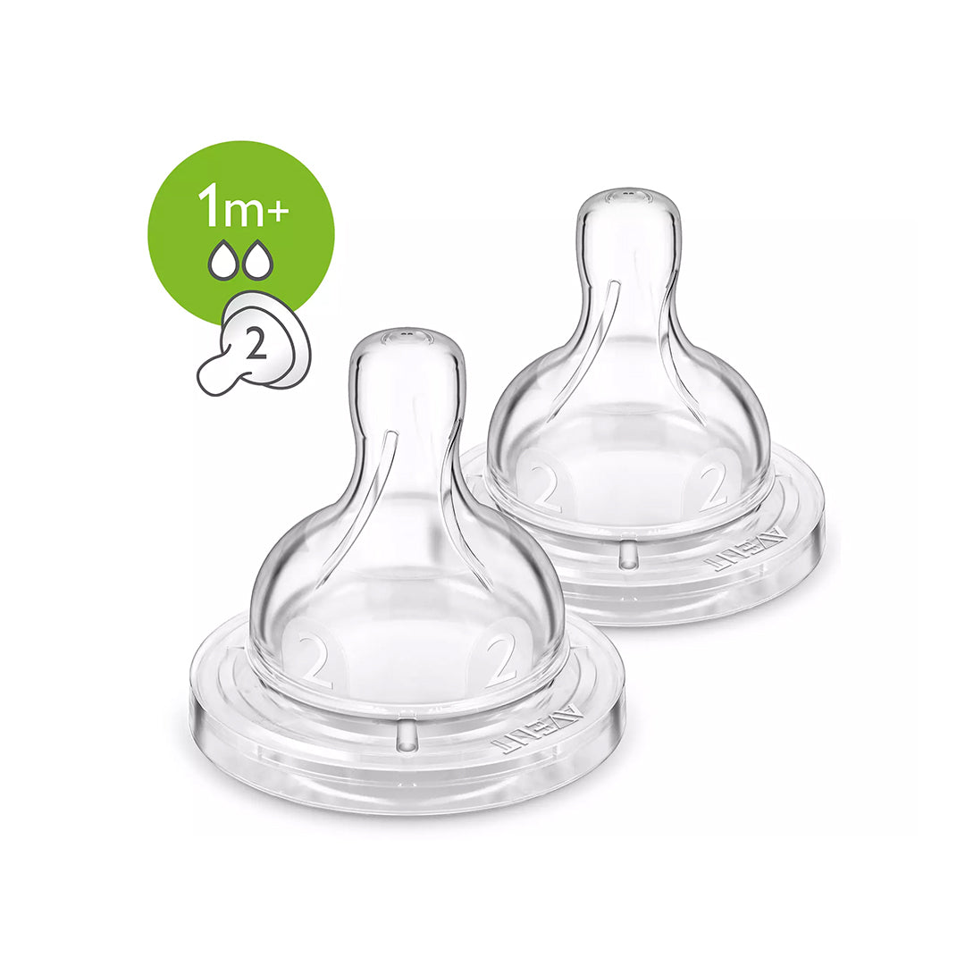 AVENT 2 Tétines Anti-Colic Classic +1m scf632/27