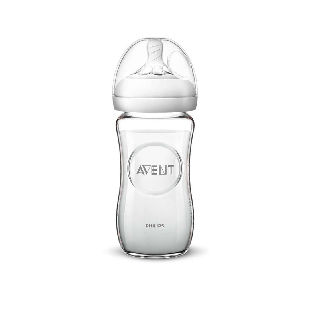 AVENT Biberon En Verre Natural 240ml +0m scf053/17