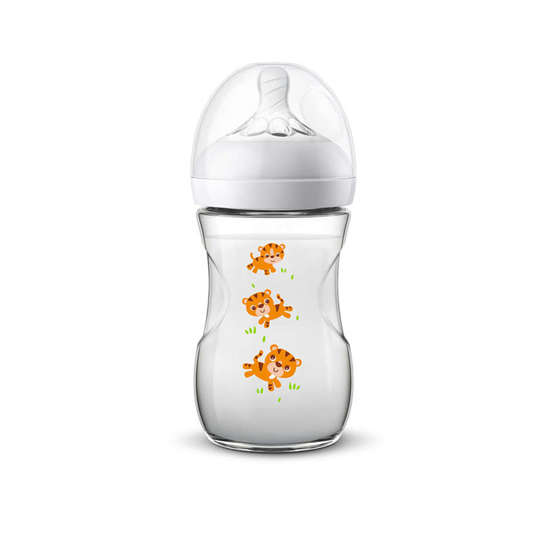 AVENT Biberon Natural Tigre 260ml +1m scf070/20