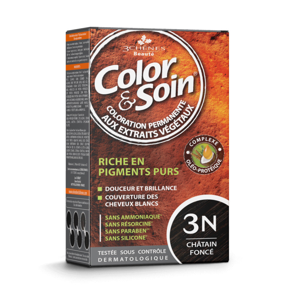 3 Chênes Color et Soin 3N Châtain Foncé | Global Para