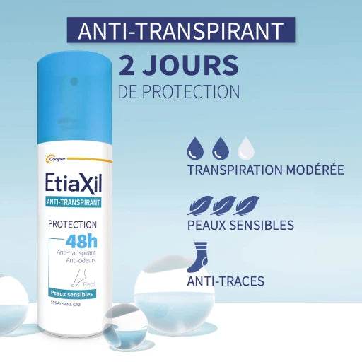 Etiaxil Anti-transpirant Protection 48h Pieds - Global Para