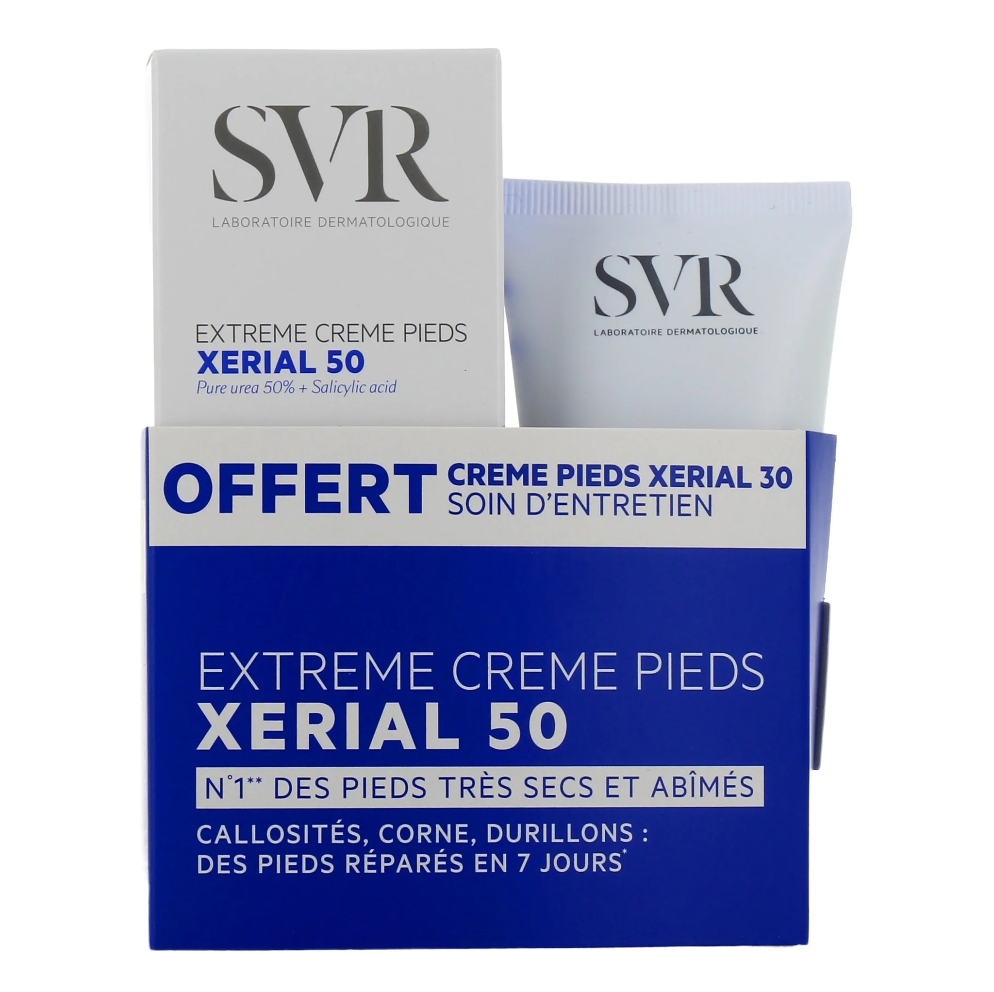 Svr Xerial Soin des Pieds : Crème Pieds 50 + Crème Pieds 30 Offert