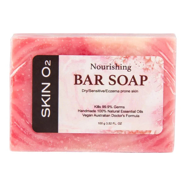 Skin O2 Nourishing Bar Soap Wild Rose 100g