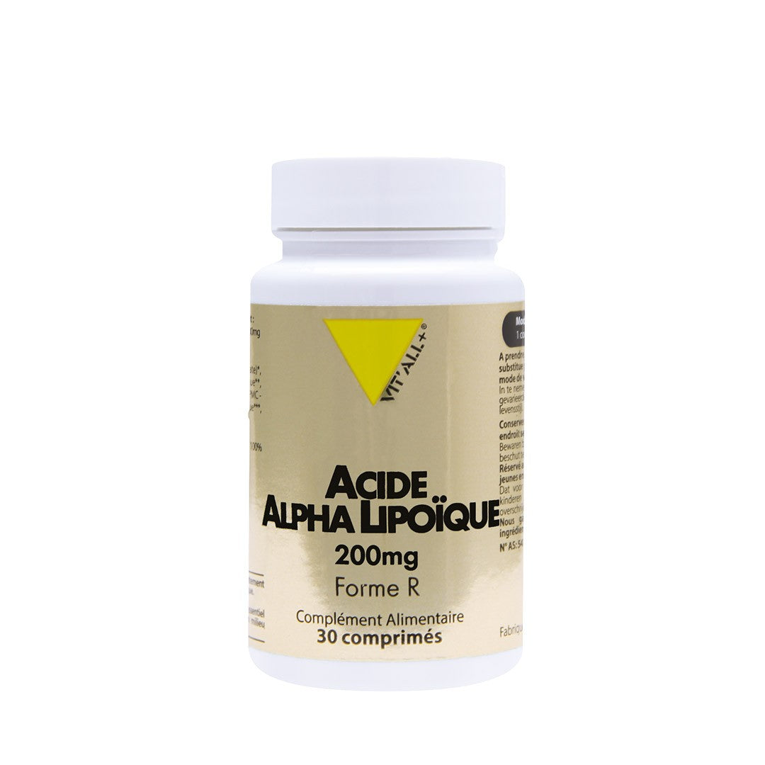 VITALL+ Acide alpha lipoique 200mg 30 comprimes