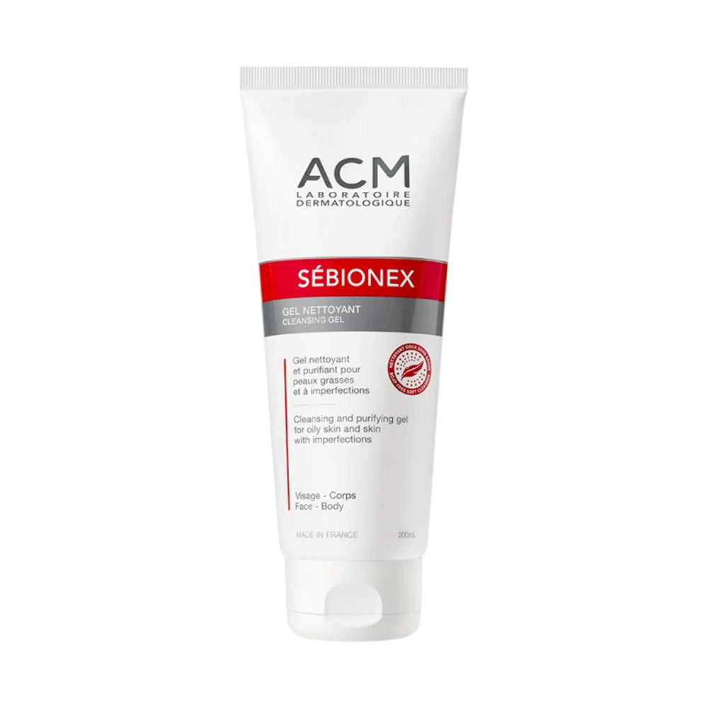 Acm Sébionex Gel Nettoyant Visage Et Corps Peaux Grasses À Imperfections 250ml nova parapharmacie prix maroc casablanca