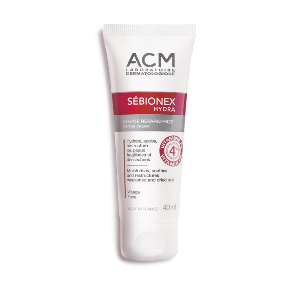 Acm Sébionex Hydra Crème Réparatrice Visage Peaux Fragilisées Et Desséchées 40ml nova parapharmacie prix maroc casablanca