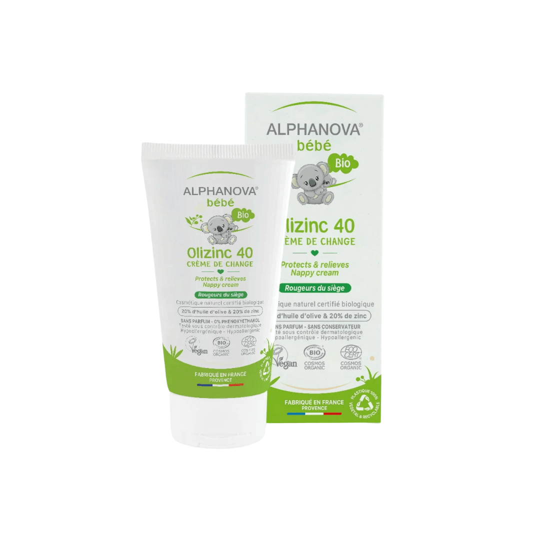 Alphanova Olizinc Creme de Change Bebe 50g - Global Para