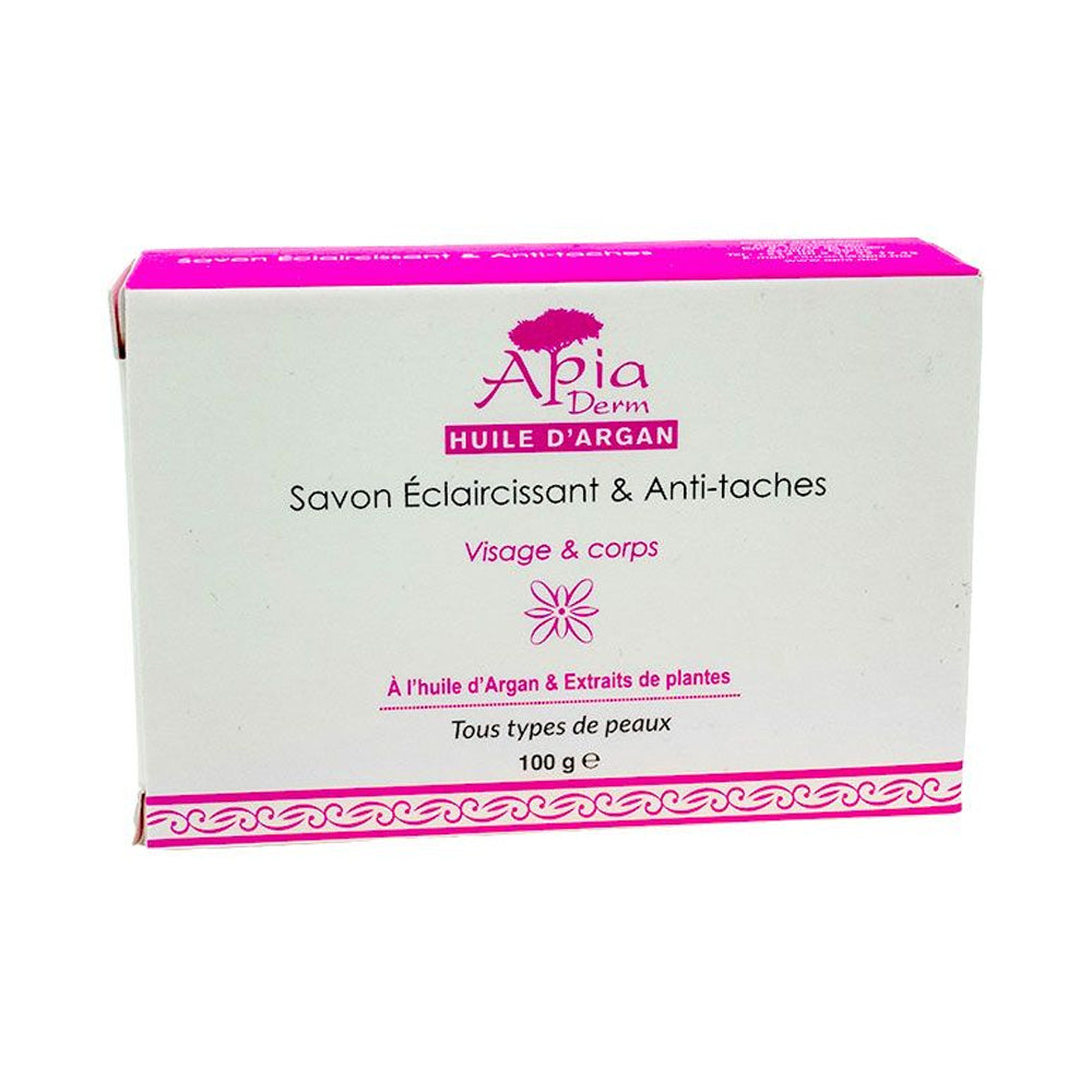 Apia Derm Savon Eclaircissante Et Anti-Taches 100g nova parapharmacie prix maroc casablanca