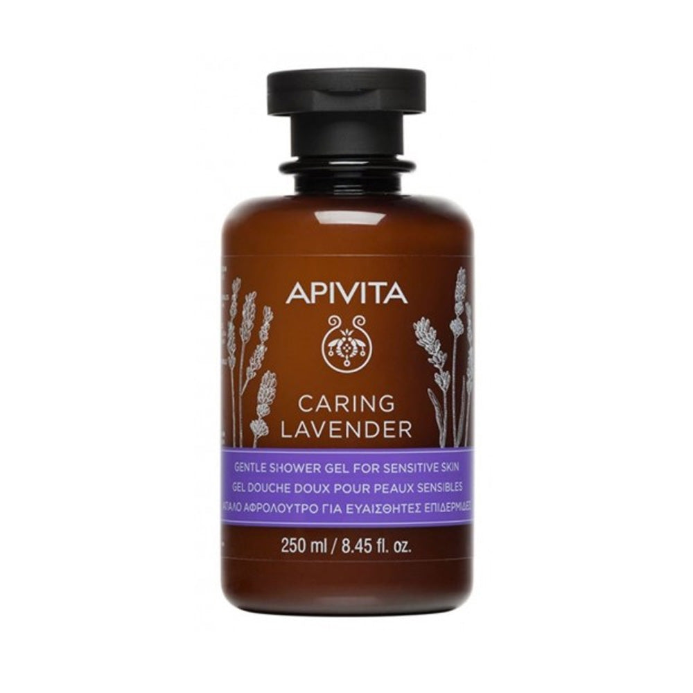 Apivita Gel Douche Doux Lavande Pour Peaux Sensibles 250ml nova parapharmacie prix maroc casablanca