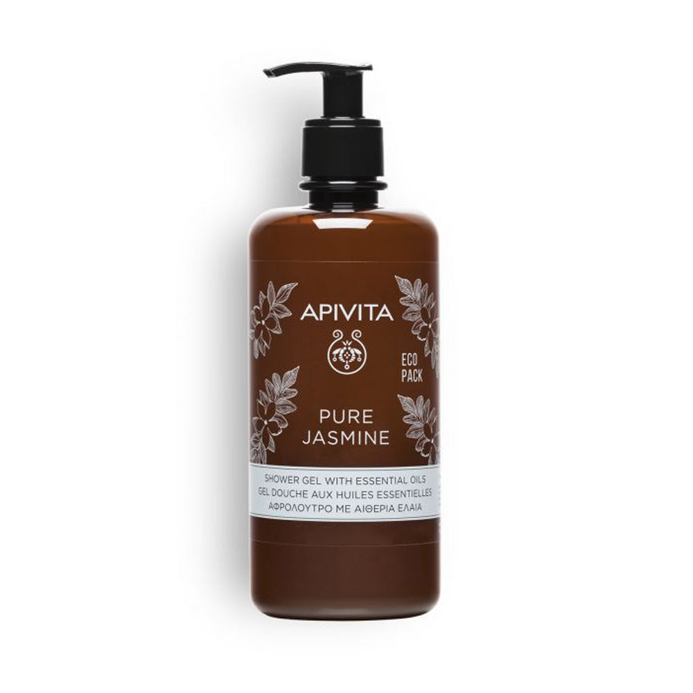 Apivita Gel Douche Pure Jasmin Aux Huiles Essentielles 250ml nova parapharmacie prix maroc casablanca