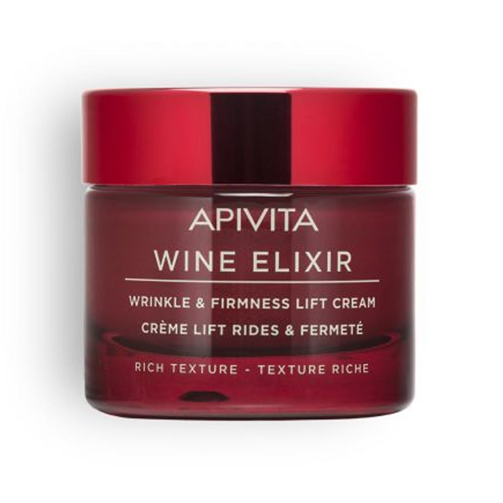 Apivita Wine Elixir Crème Lift Rides Et Fermeté Riche 50ml nova parapharmacie prix maroc casablanca