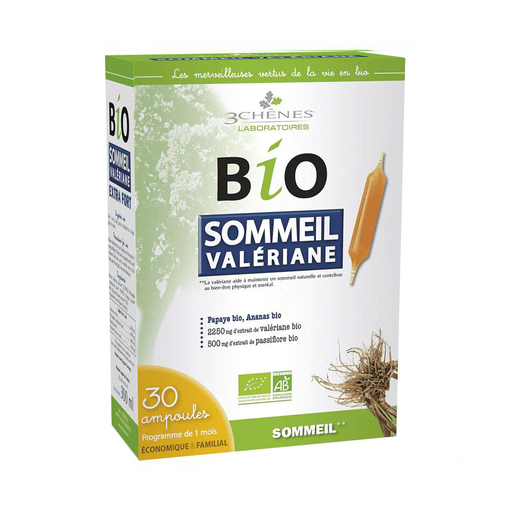 Les 3 Chênes Bio Sommeil Valeriane Extra Fort 30 Ampoules*10ml nova parapharmacie prix maroc casablanca