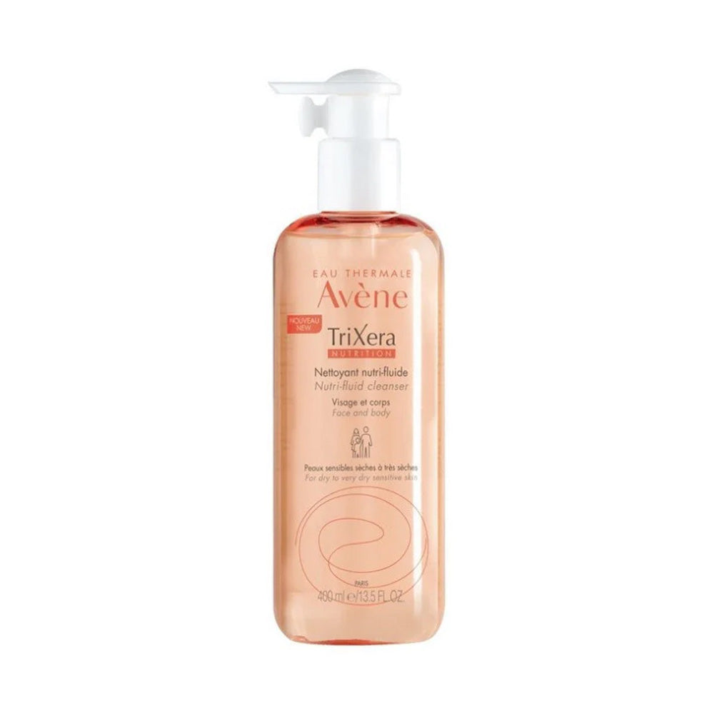 Avene-TriXera-NUTRITION-Gel-Nettoyant-Nutri-fluide-400ml | Global Para 