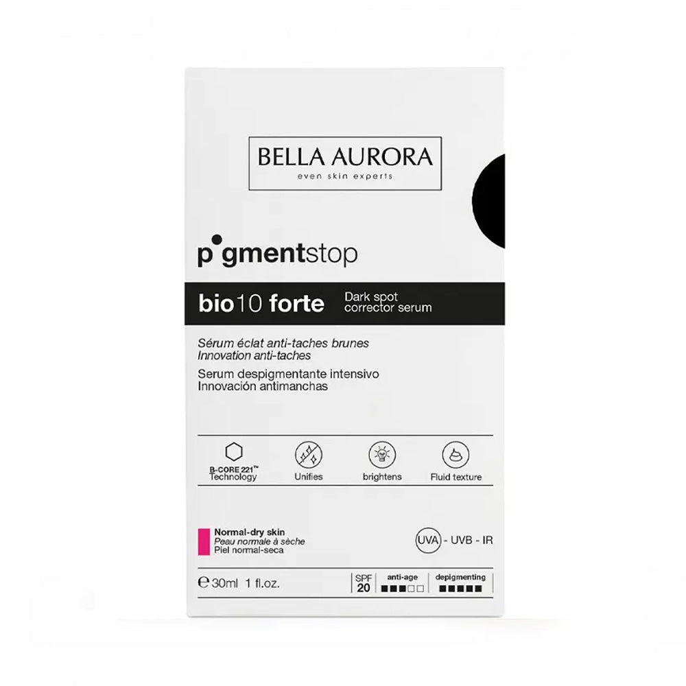 Bella Aurora Bio10 Forte Pigment Stop Peau Normale à Sèche 30ml - Nova Para