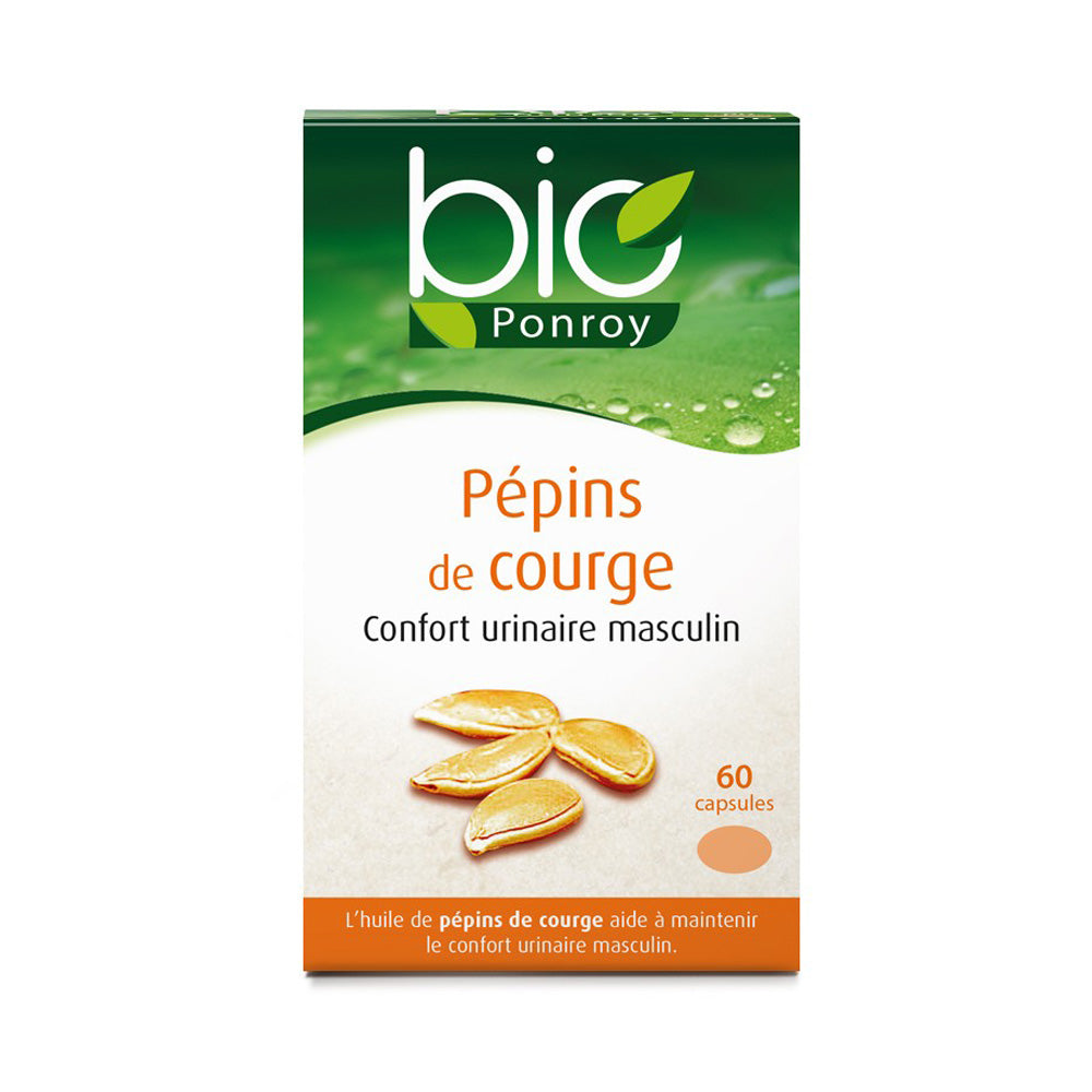 Bio Ponroy Pepins de Courge 60 Capsules nova parapharmacie prix maroc casablanca