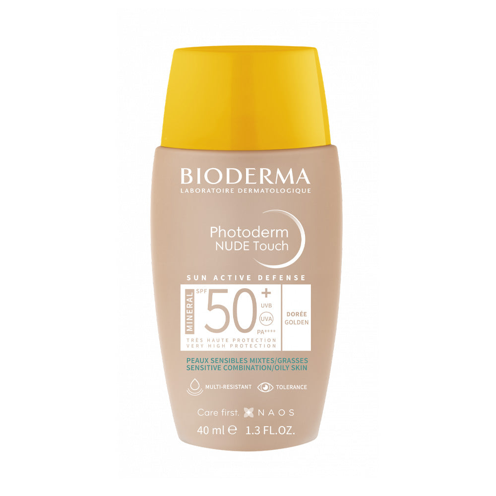 Bioderma Photoderm NUDE Touch SPF50+ 40ml Teinte Dorée | Global Para