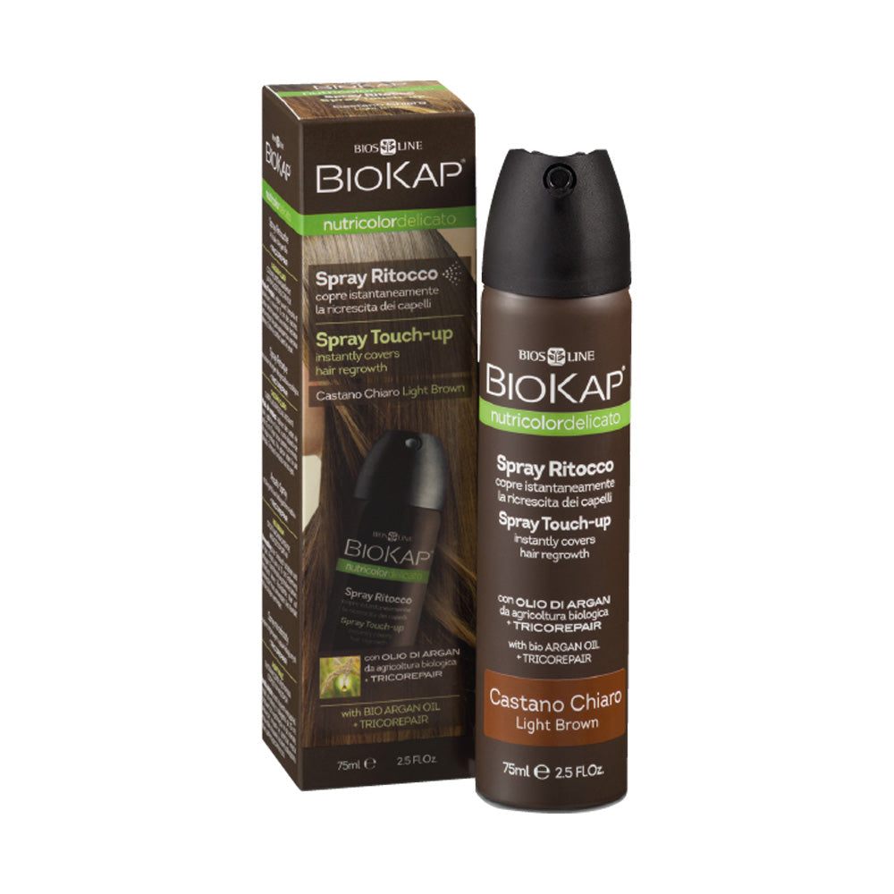 Biokap Nutricolor Delicato Spray Retouche 75ml Racine Chatain Clair | Global Para 