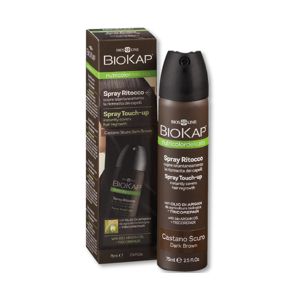 Biokap Nutricolor Delicato Spray Retouche 75ml Racine Chatain Foncé | Global Para 