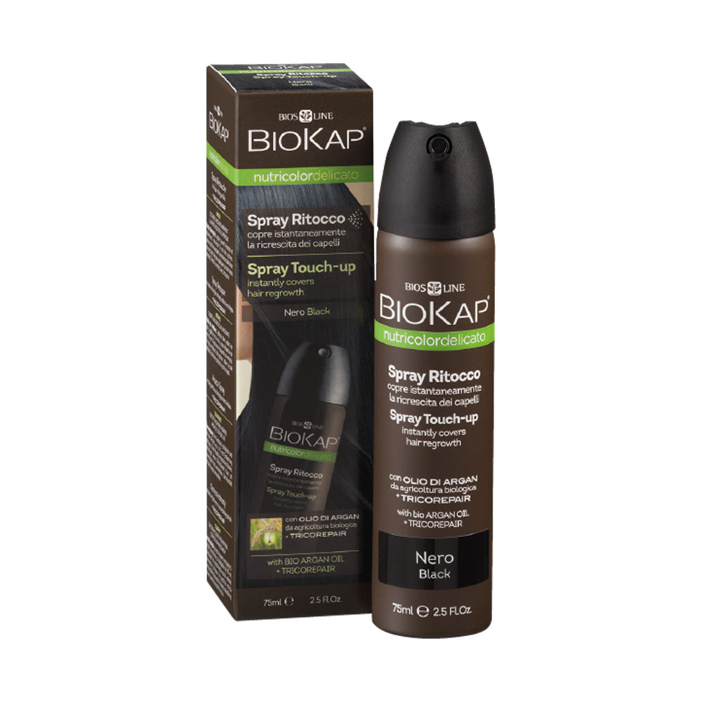 Biokap Nutricolor Delicato Spray Retouche 75ml Racine Noir | Global Para 