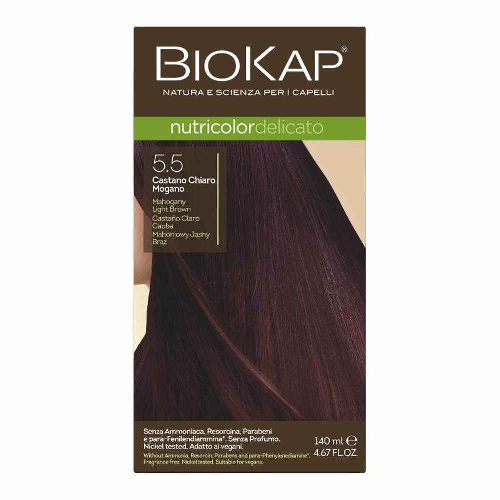 Biokap Nutricolor Delicato Teinture pour Cheveux 140ml 6.06 Blond Foncé Havane | Global Para 