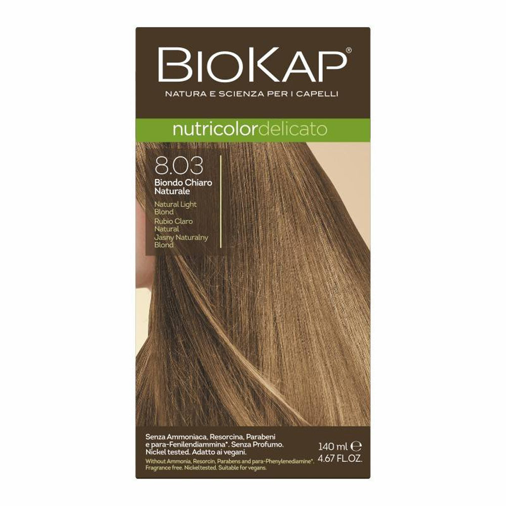 Biokap Nutricolor Delicato Teinture pour Cheveux 140ml 9.3 Blond Très Clair Doré | Global Para 