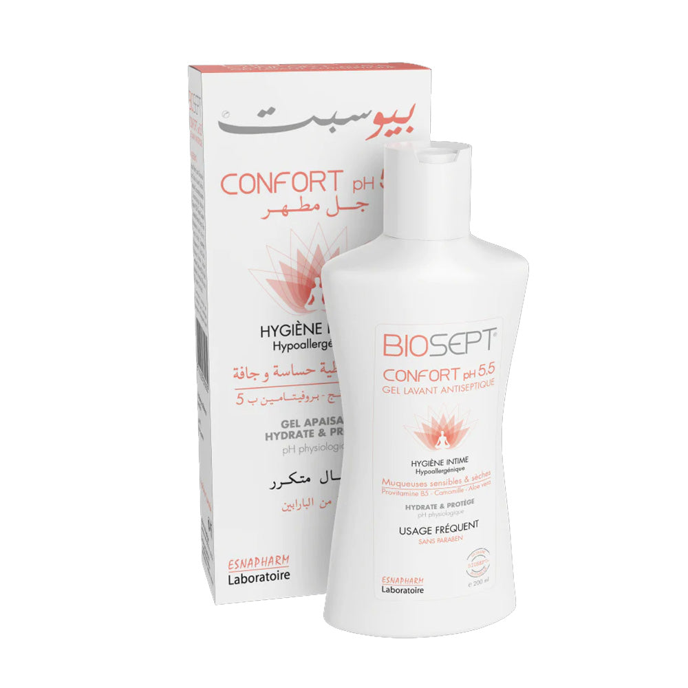 Biosept 5.5 Gel Nett Traitant 120ml nova parapharmacie prix maroc casablanca