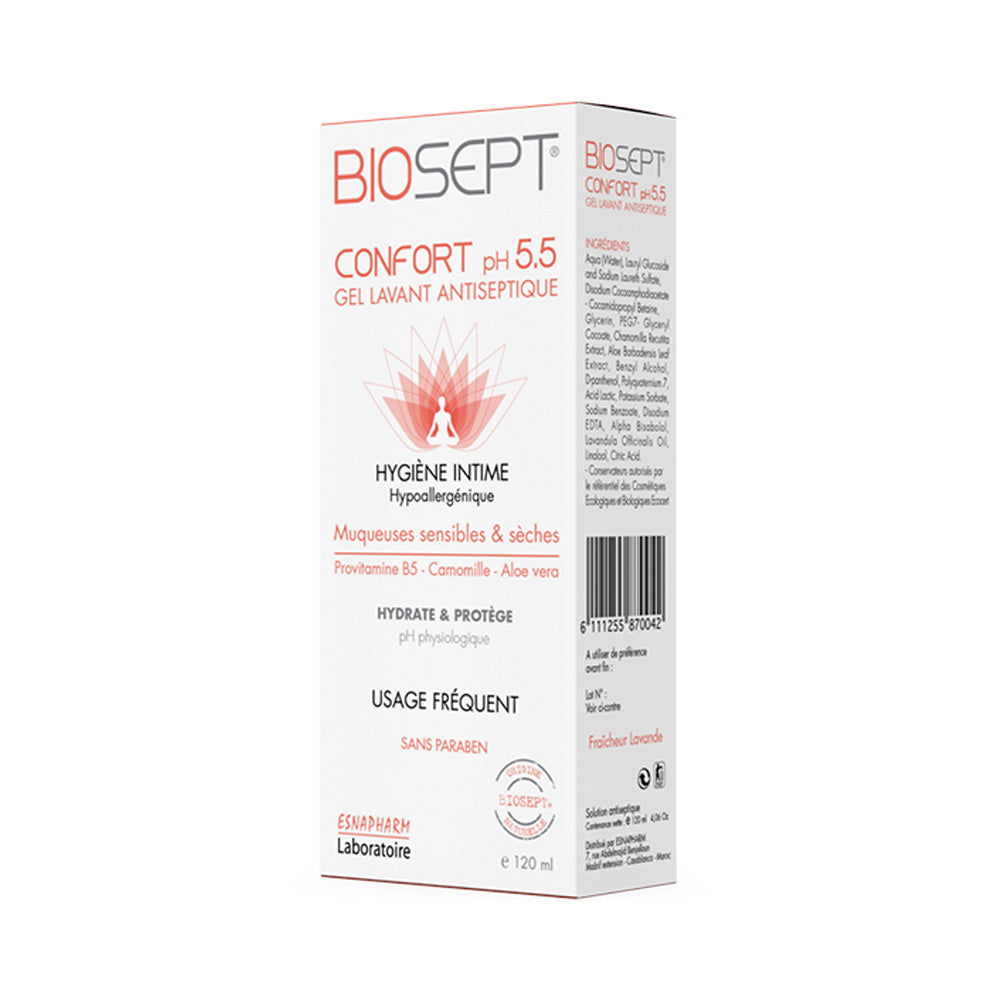Biosept Confort Gel Antiseptique Ph 5.5 200ml - Nova Para