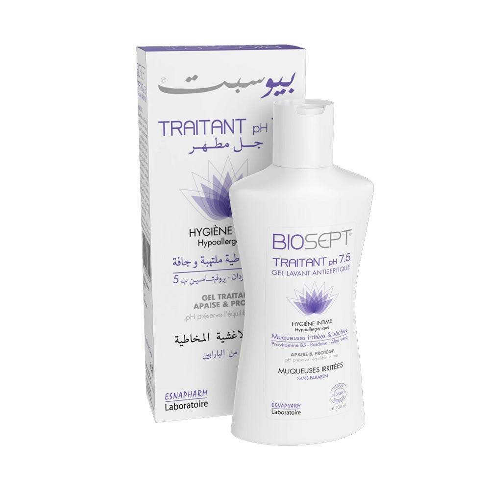 Biosept Traitant ph 7.5 Gel Antiseptique 200ml