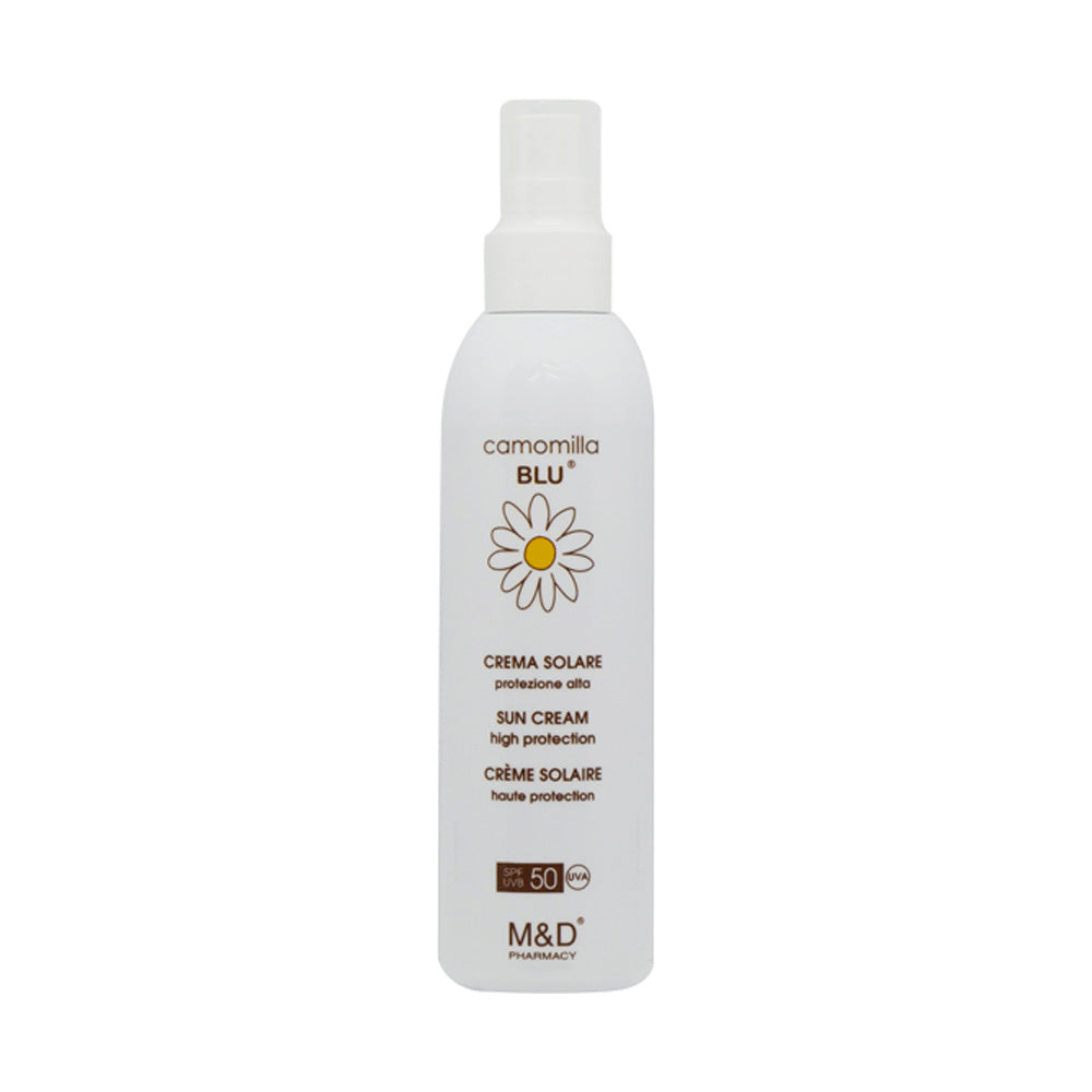 Camomilla Blu Crème Solaire SPF50+ haute Protection 100ml  | Global Para 