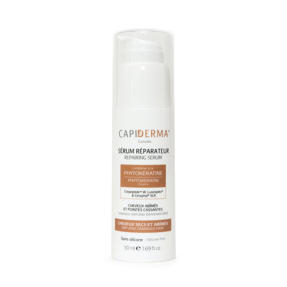 Capiderma Sérum Réparateur Cheveux Abimés Et Pointes Cassantes 50ml  | Global Para 