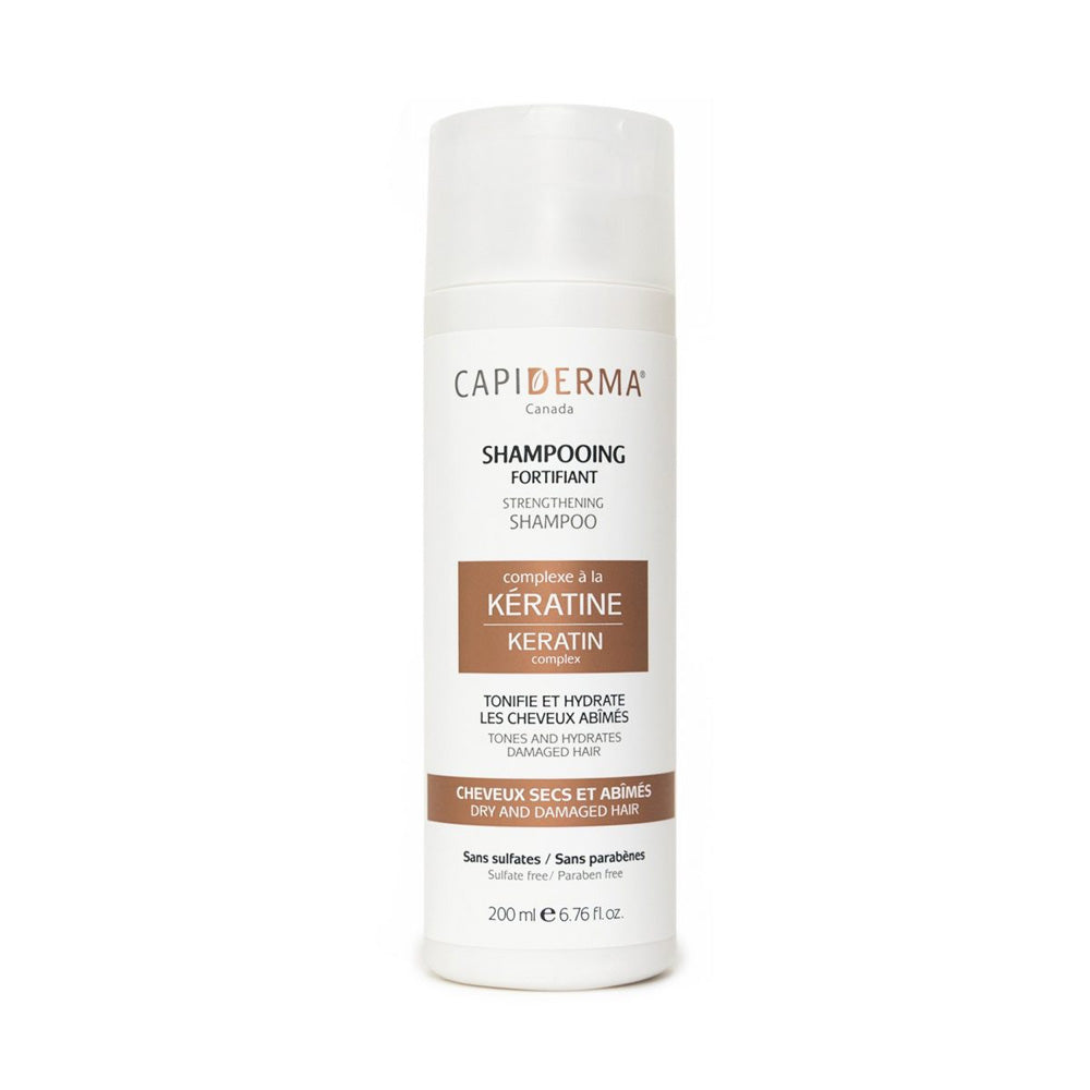 Capiderma Shampoing Fortifiant-Clarifiant à La Kératine 200ml  | Global Para 