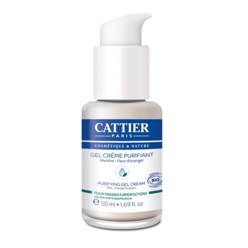 Cattier Gel Crème Purifiant Menthe Peaux Grasses à Imperfections 50ml nova parapharmacie prix maroc casablanca