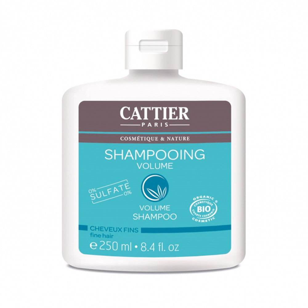 Cattier Shampooing Volume Cheveux Fins Sans Sulfate 250ml