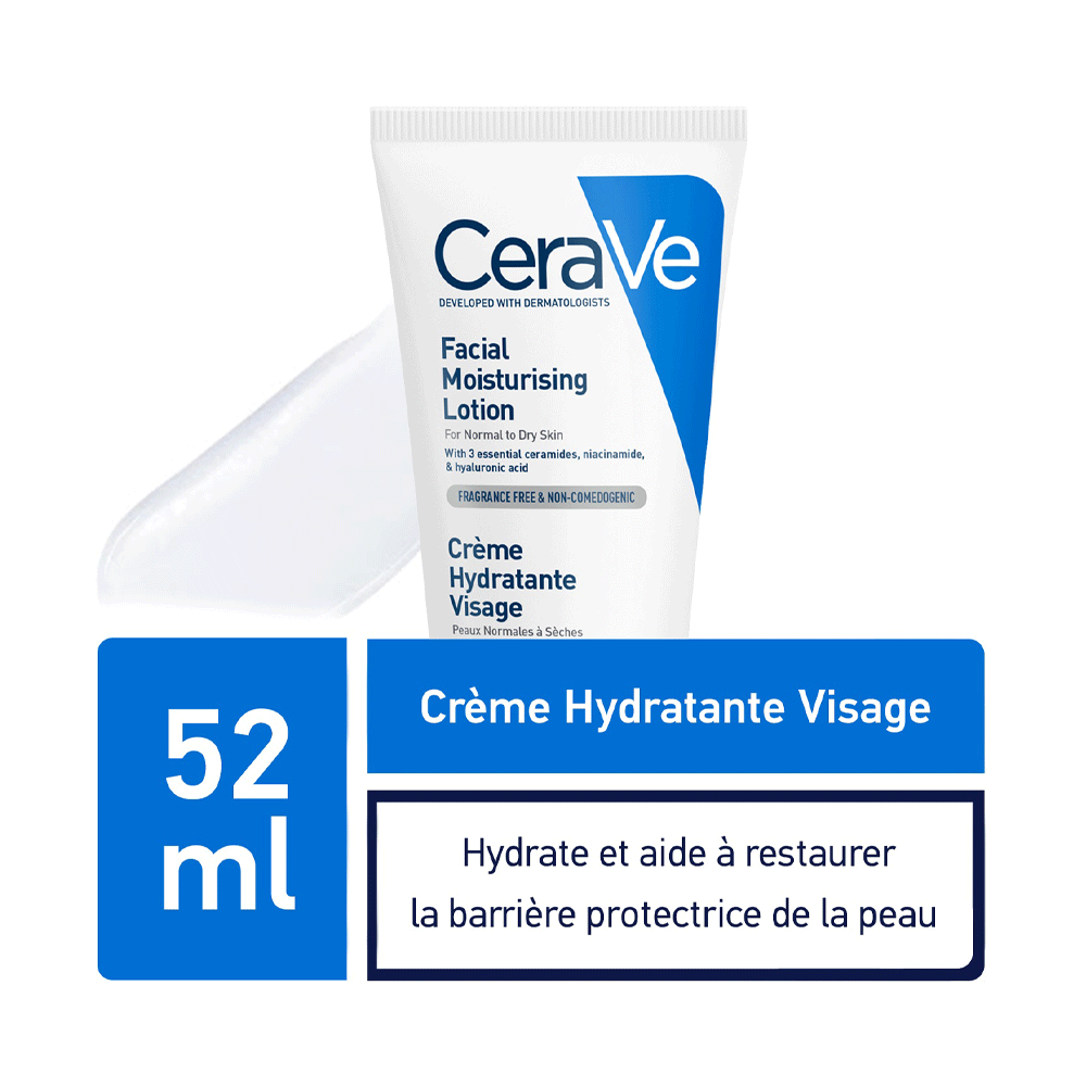 CeraVe Crème Visage Peau Normale à Sèche | 52ml