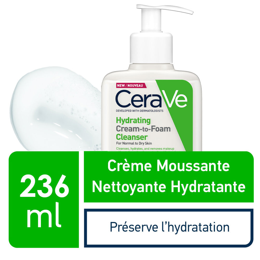 Cerave Crème Moussante Nettoyante Hydratante 236ml  | Global Para 