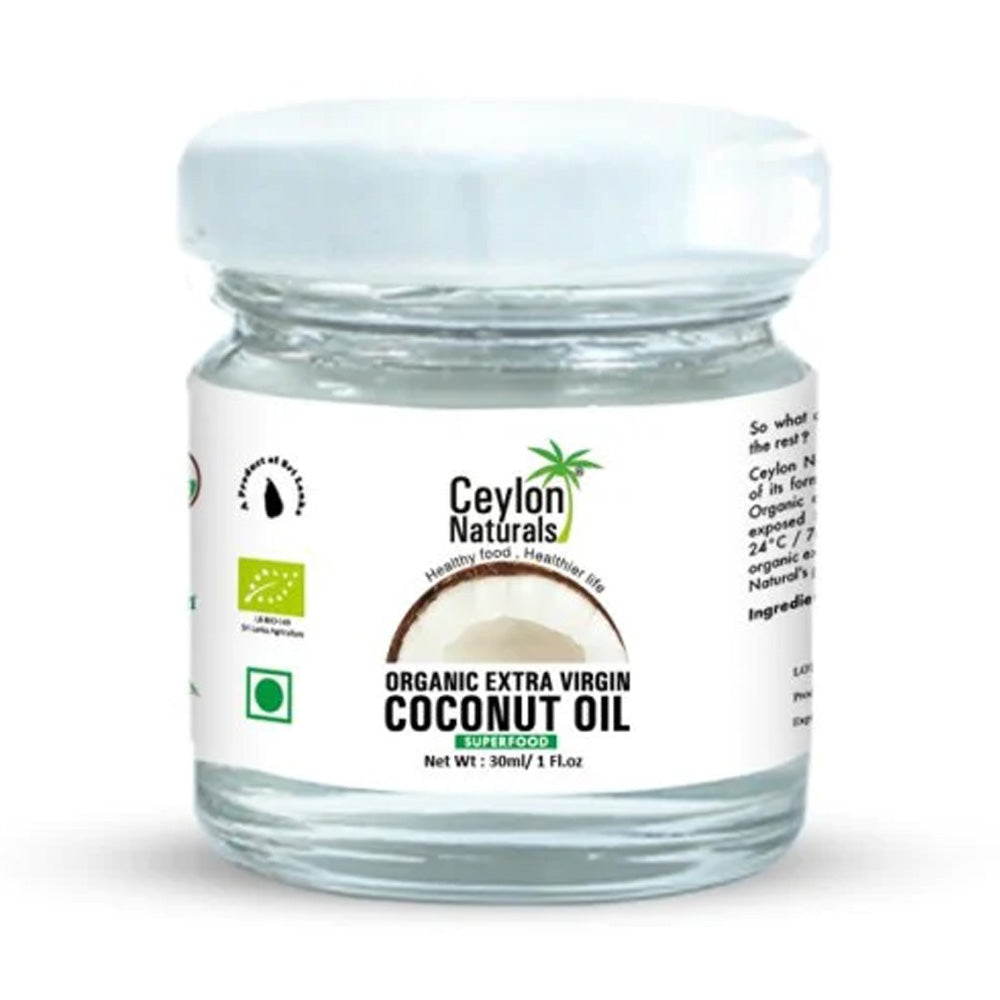 Ceylon Naturals Huile De Coco Extra Vierge 30ml - Nova Para