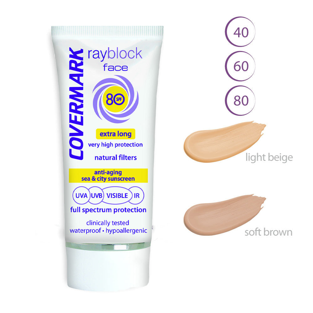 Covermark Rayblock Face SPF80 50ml Beige nova parapharmacie prix maroc casablanca