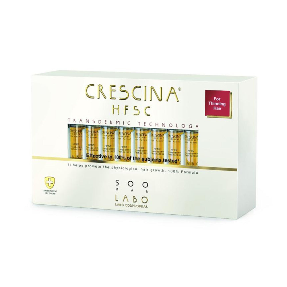 Crescina HFSC Transdermic 500 Men Ampoules 20 x 3.5 ml - Nova Para