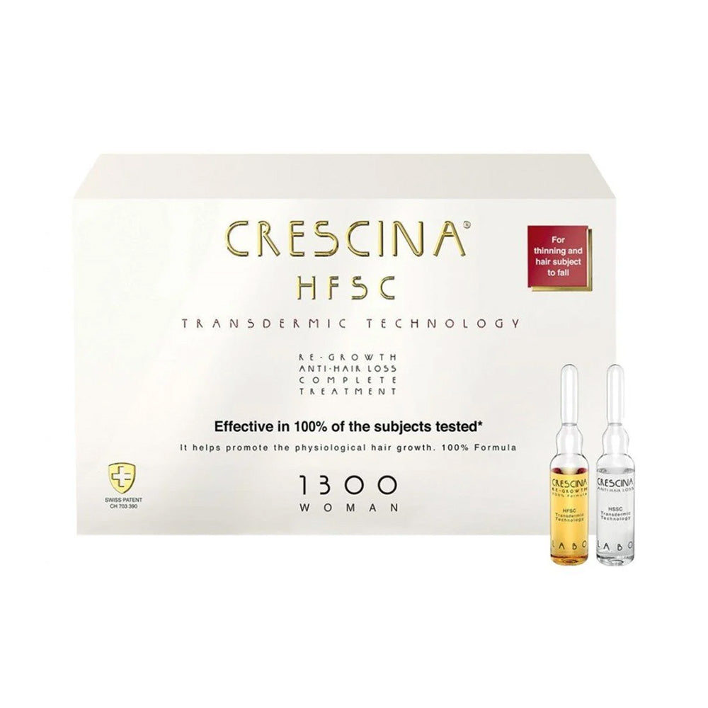 Crescina HfSC Transdermic Complete Treatment 1300 Women 10+10 x 3.5ml - Nova Para