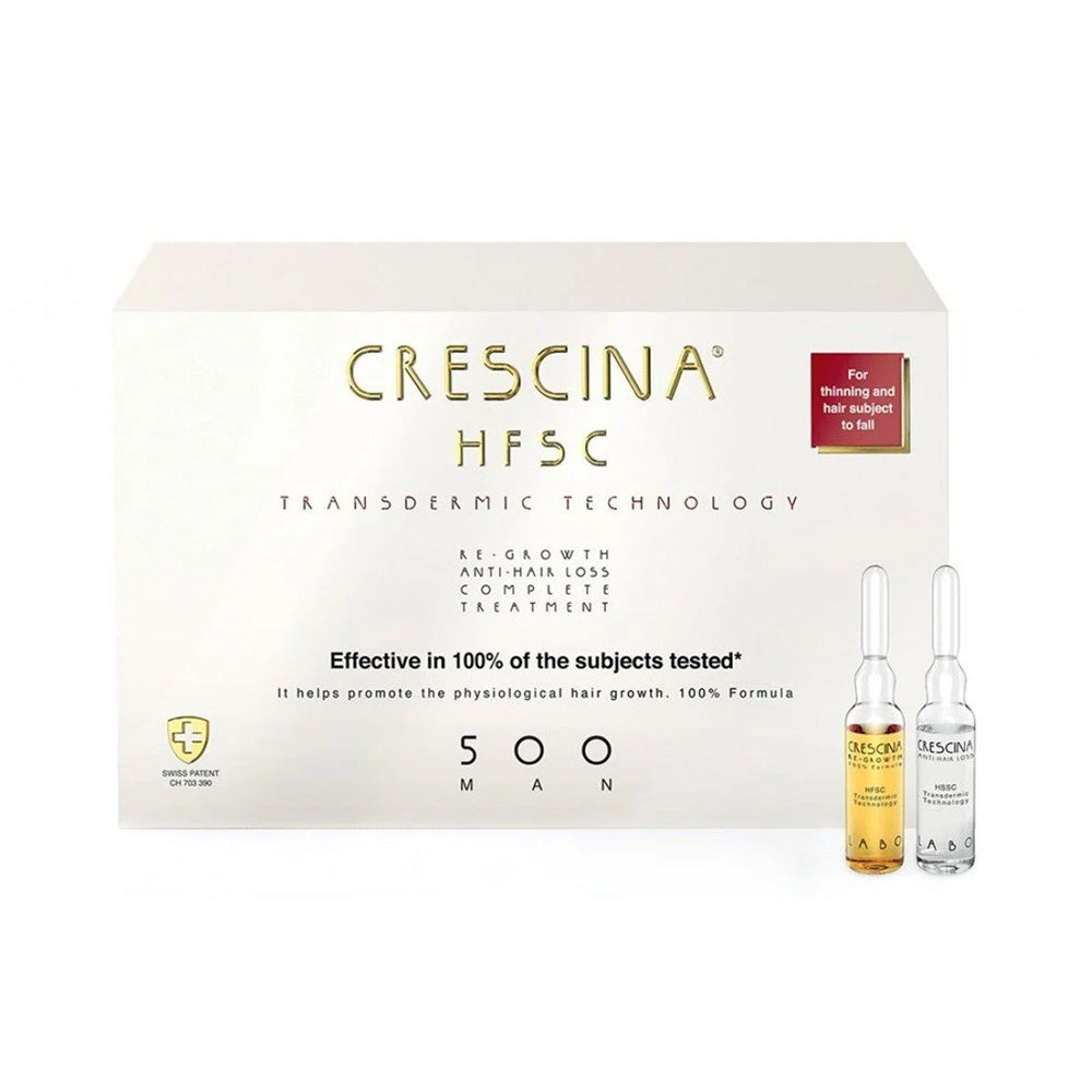 Crescina HfSC Transdermic Complete Treatment 500 Men 10+10 x 3.5ml - Nova Para