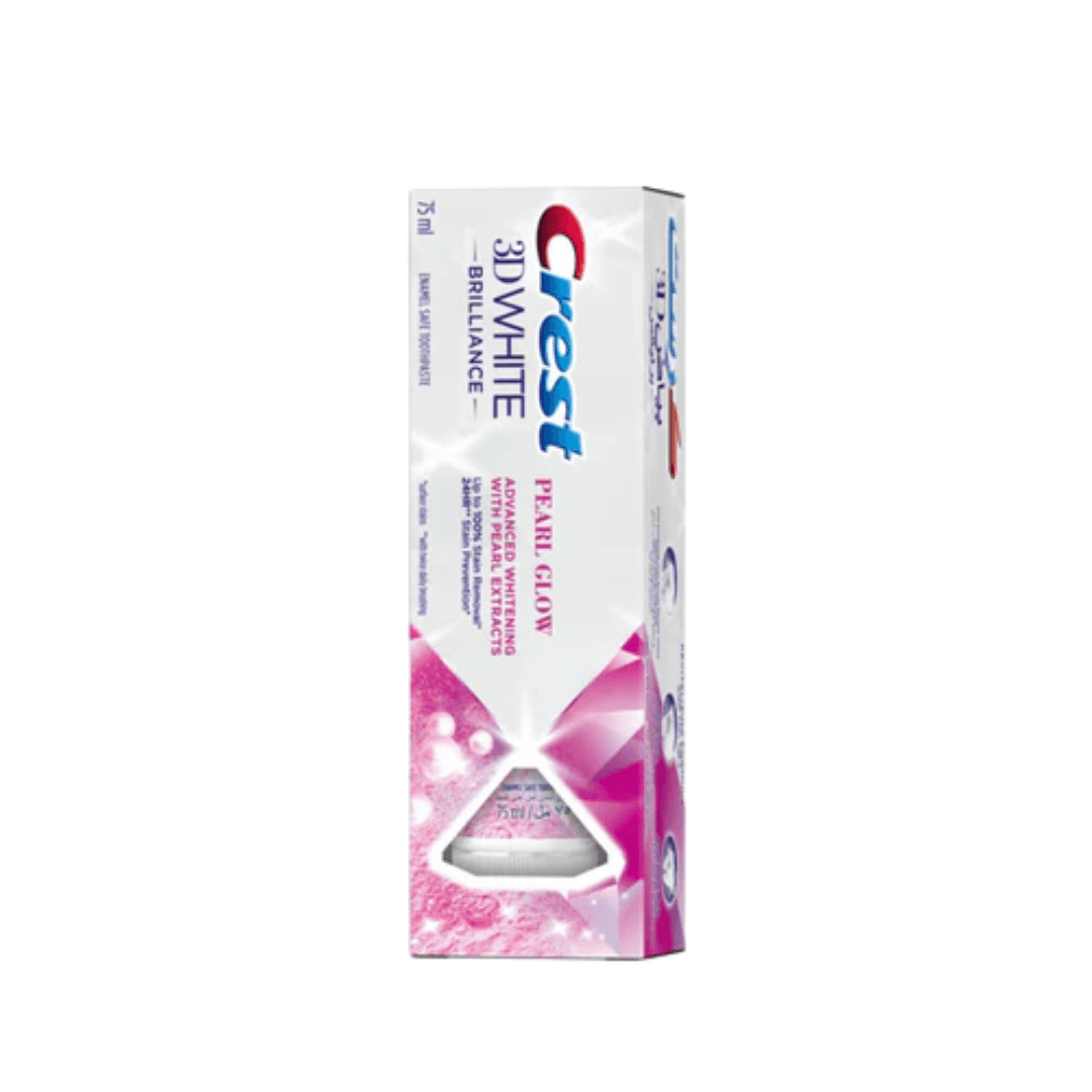 Crest 3D white dentifrice pearl Glow 75ml - Global Para