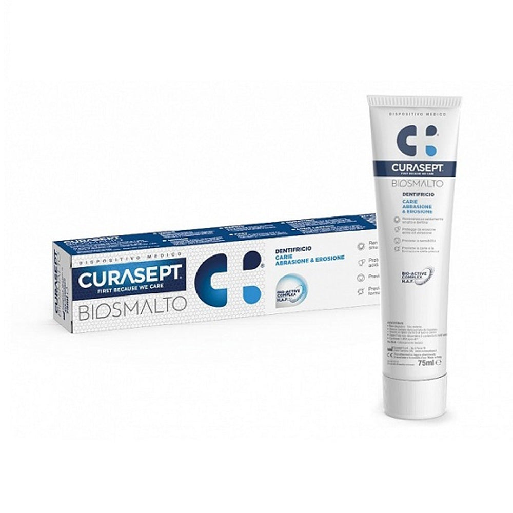 Curasept Biosmalto Dent Abrasion Et Erosion 75ml | Global Para 