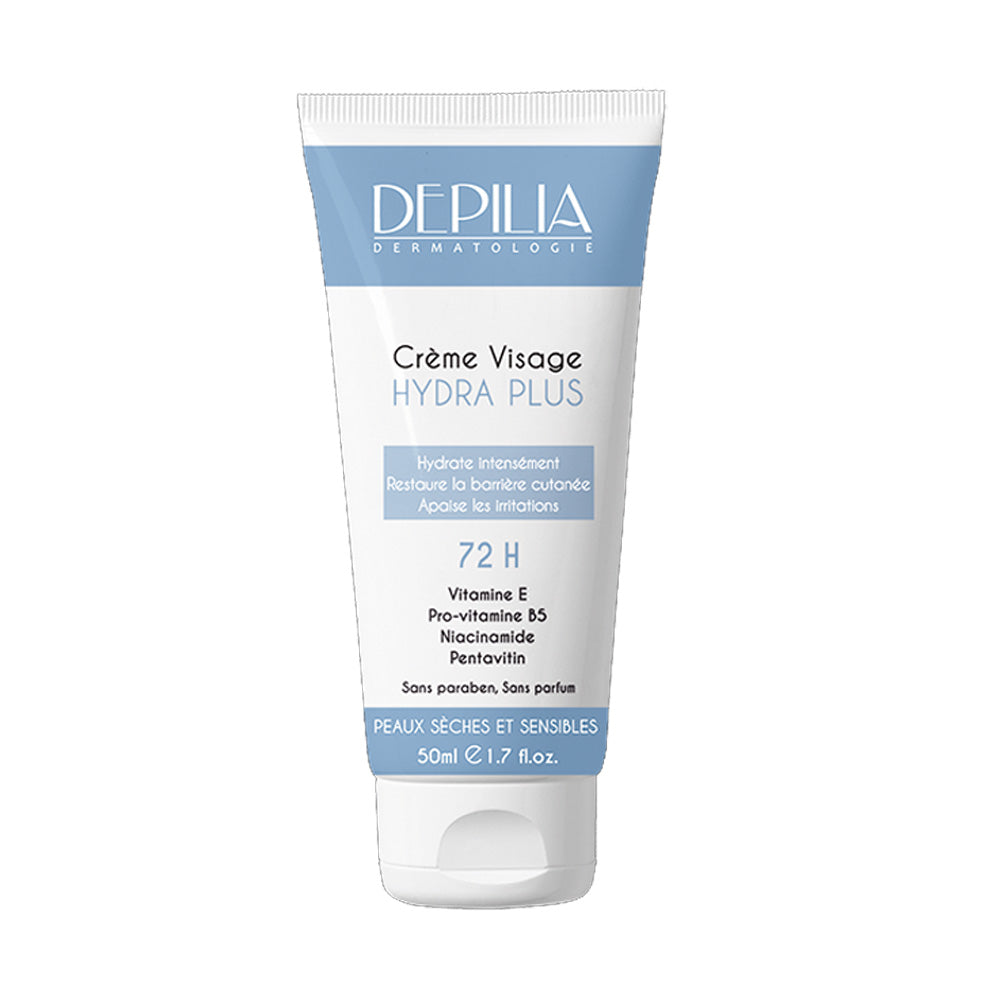 Depilia Crème Visage Hydratante Plus 50 ml nova parapharmacie prix maroc casablanca