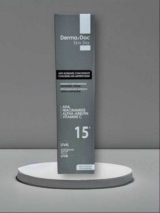 DermaDoc Crème Dépigmentante Intensive +15 40ml - Global Para