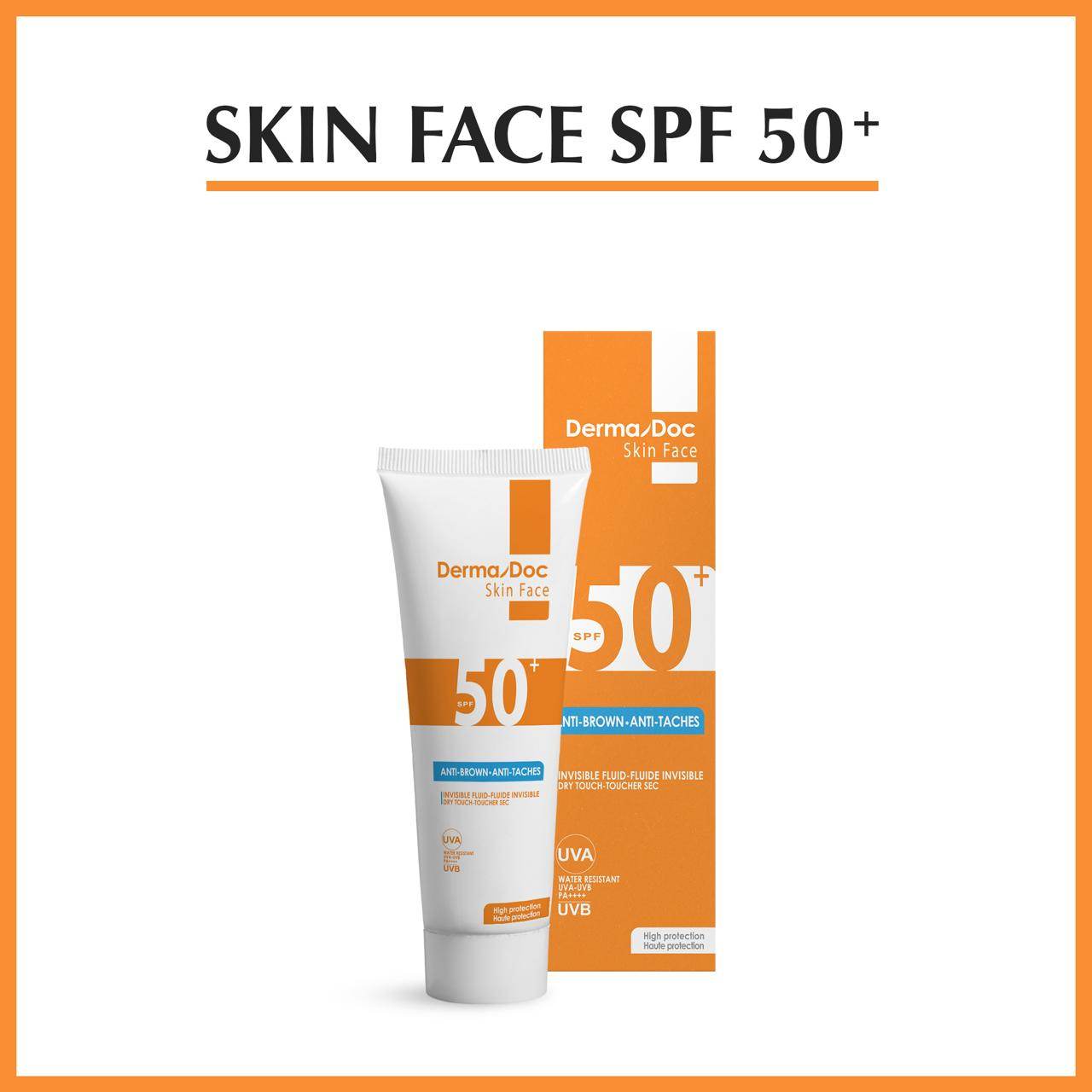 DermaDoc Ecran Solaire Invisible Spf50+ 50ml - Global Para