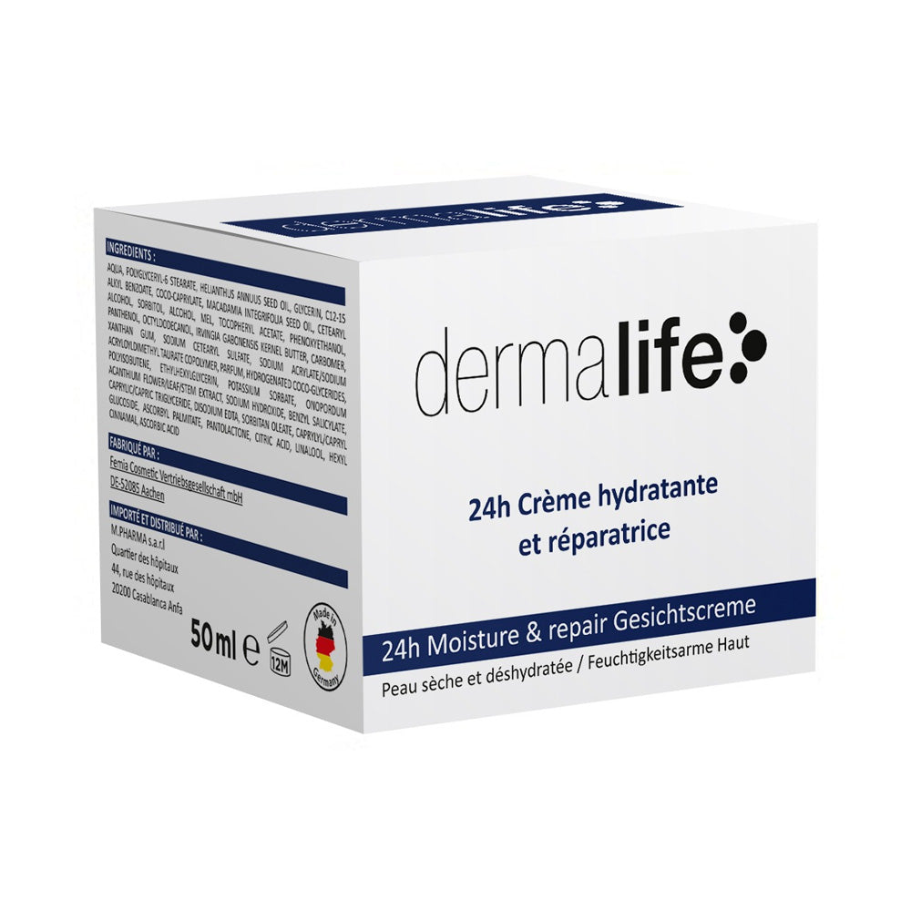 Dermalife Crème Hydratant Et Réparatrice 24h 50ml - Nova Para